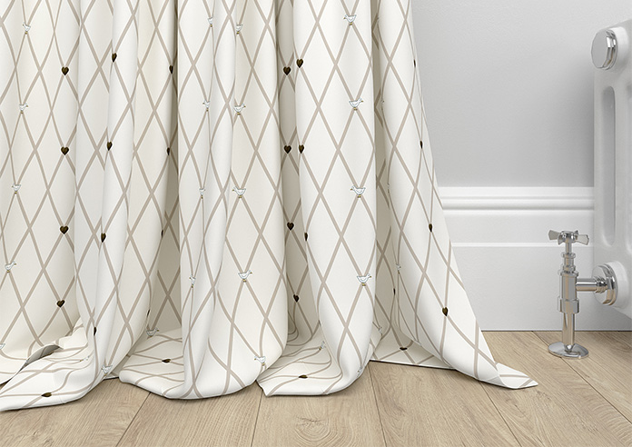 Puddle Down, Trellis Down - Made to Measure Curtains - Image 6